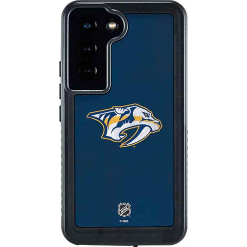 NHL Nashville Predators Distressed Galaxy S24 Waterproof Case